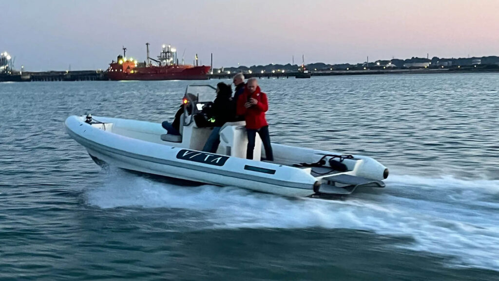 high speed thrills of electric powered motor boats